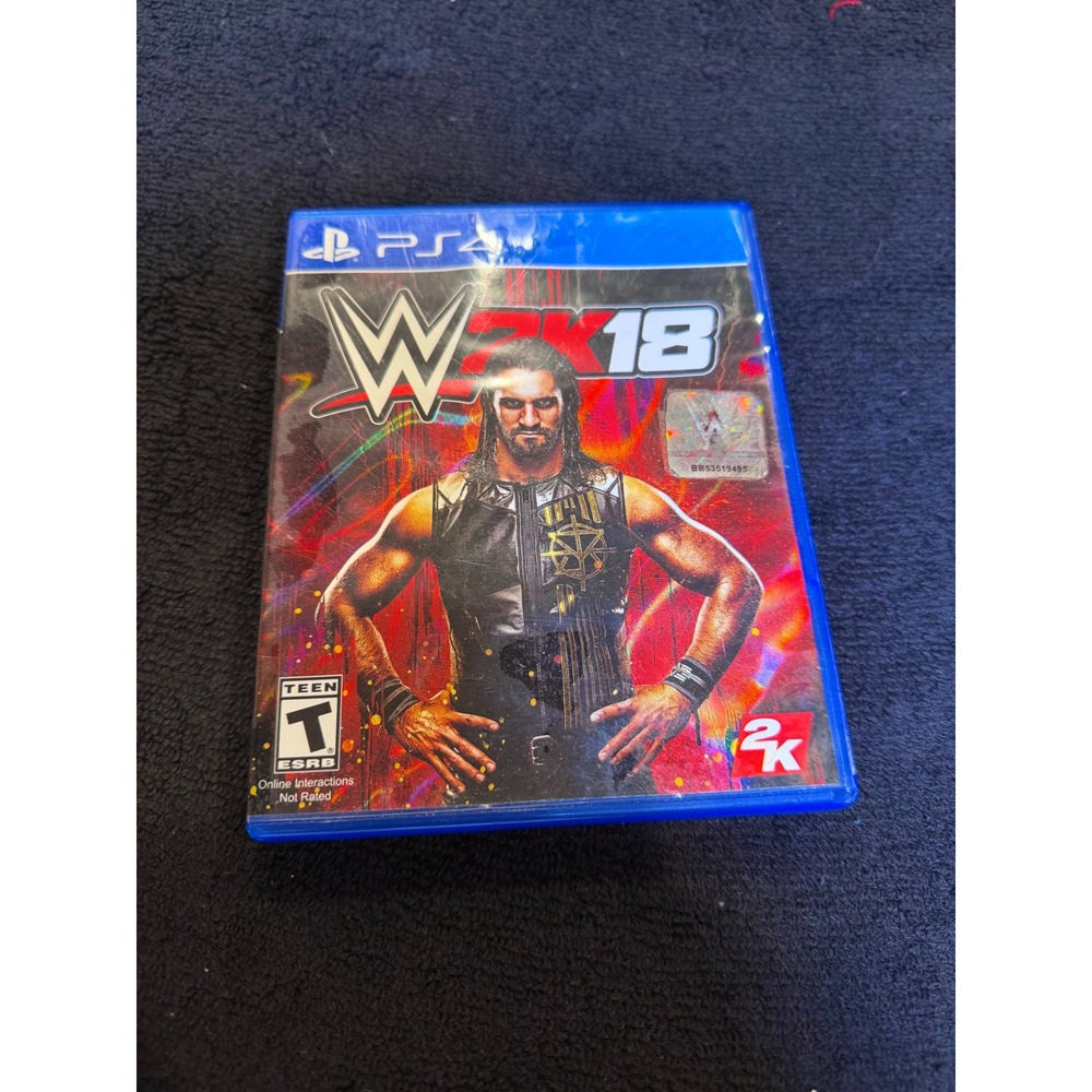 WWE 2K18 Sony PlayStation 4 PS4 Wrestling Video Game Seth Rollins Cover